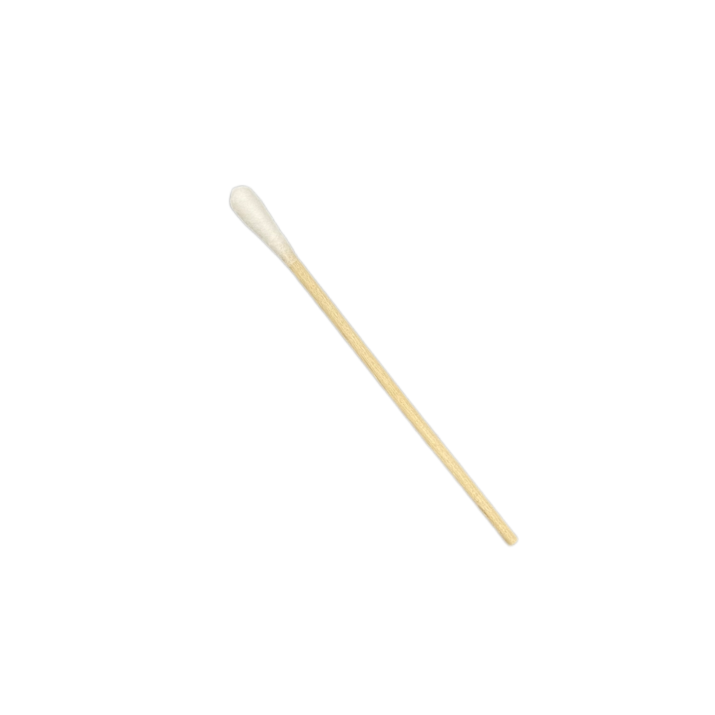 Нестерильный аппликатор с ватным наконечником, 3-дюймовая деревянная палочка с одним наконечником